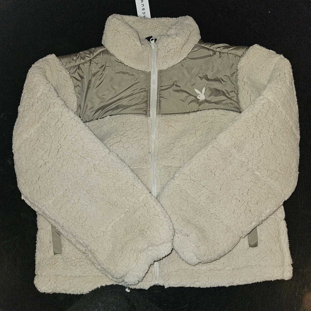 NWT XS Playboy by PacSun Tan Jacket